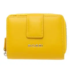 Дамски портфейл цвят жълт ROSSI