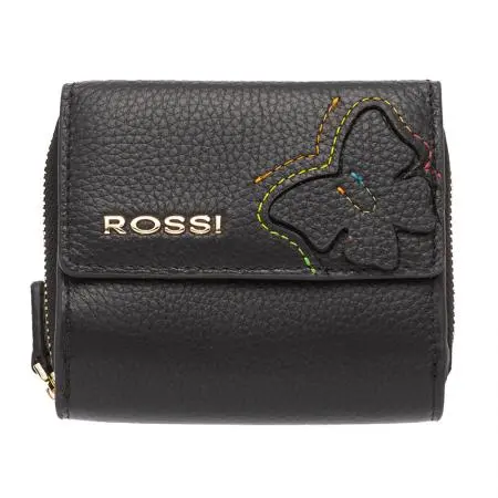 Дамски портфейл цвят черен ROSSI