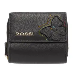Дамски портфейл цвят черен ROSSI