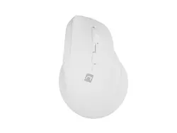 Мишка, Natec Vertical Mouse Crake 2 Wireless, 2400DPI Bluetooth 5.2 + 2.4 GHz White