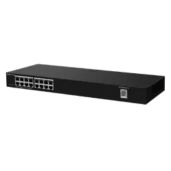 Комутатор Ruijie RG-ES216GC-V2, 16xGbE, управляем, настолен, метал, 16 VLAN