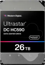 HDD Server WD/HGST ULTRASTAR DC HC590 (3.5’’, 26TB, 512MB, 7200RPM, SATA 6Gb/s, 512E SE NP3) SKU: 0F65672