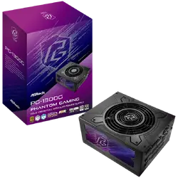 Asrock PG-1300G, 1300W, 80 Plus Gold, Fully Modular PSU, Japanese Capacitors, 2x EPS 12V CPU(4+4pin), 2x PCIe5.1 (12+4pin), 6x PCIe (6+2pin), 3x 4-pin connectors, 9x SATA, OCP, SCP, OVP, UVP, OTP, OPP protections, 135 mm Axial Fan, ATX 3.1