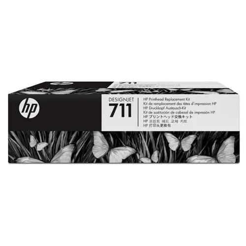 ГЛАВИ (PRINTHEADS) ЗА HEWLETT PACKARD Designjet T120/T520  ePrinter series - Printhead Replacement Kit  - Black/Cyan/Magenta/Yellow - /711/ - PN C1Q10A