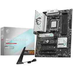 MSI B850 GAMING PLUS WIFI, ATX, Socket AM5, 4x DDR5 Dual Channel DDR5 up to 8200(OC)MHz, 4x PCIe 3.0 x16 slot, 3x M.2 slot, 4x USB 2.0, 1x USB 5Gbps, 1x USB 10Gbps, 2x USB 10Gbps Type-C, DP, 7.1 HD Audio, 5G LAN, WiFI 7, BT, 3Y