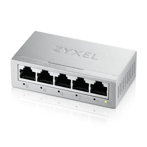 Комутатор, ZyXEL GS-105B v5, 5-Port MINI Desktop Gigabit Ethernet Switch