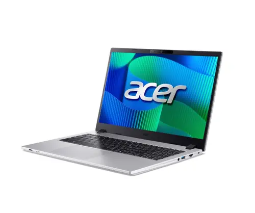 Лаптоп, Acer Travel Mate P2 TMP215-55-TCO-5250,Intel Core i5-1334U(3.4GHz up to 4.6Ghz, 12MB), 15.6" FHD IPS SlimBezel, 1*16GB DDR5 (1 slot free), 512GB PCIe NVMe SSD, Intel UHD Graphics, Wifi 6E,BT 5.1, Win PRO 64 bit, Silver, 3Y