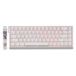 Madlions професионална геймърска механична клавиатура Professional Gaming Mechanical Keyboard MAD 68 HE RGB - 1K, Magnetic Amber Pro Switches - White