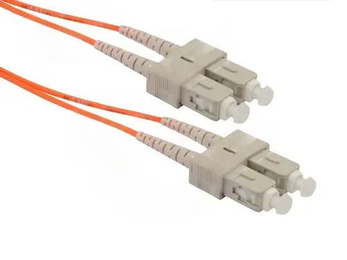 Оптична корда SeaMAX, 0.5m, SC-SC UPC, MM OM2 50/125, duplex, 2.0mm, LSZH