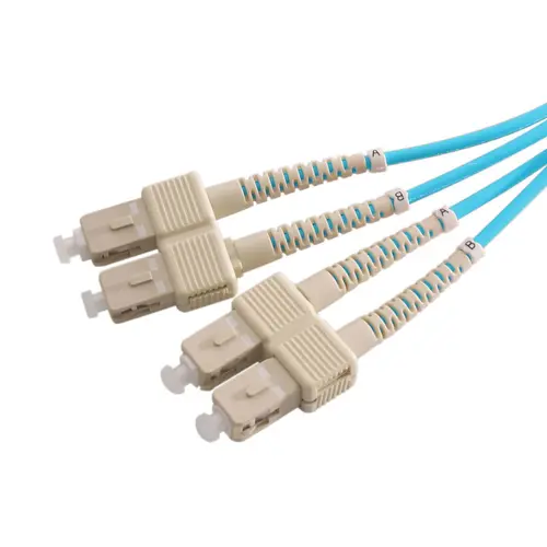 Оптична корда SeaMAX, 3m, SC-SC UPC, MM OM3 50/125, duplex, 2.0mm, LSZH