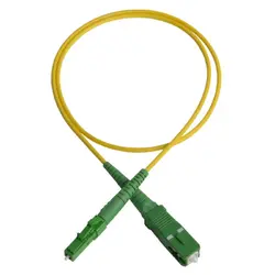 Оптична корда SeaMAX, 1m, LC-SC АPC, SM G652D, duplex, 2.0mm, LSZH