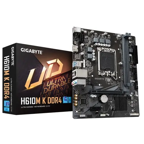 Дънна платка, GIGABYTE GB H610M K DDR4 / LGA1200 Дънна платка, GIGABYTE GB H610M K DDR4 / LGA1200