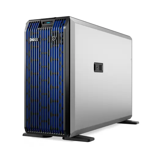 Сървър, Dell PowerEdge T360, Chassis 8 x 3.5 HotPlug, Intel Xeon E-2414, 16GB DDR5 UDIMM, 1x480GB SSD SATA RI, Bezel, Broadcom 5720 Dual Port 1Gb On-Board LOM, PERC H355 Adapter,  Full Height, iDRAC9 Basic 16G, Dual 700W Titanium, 3Y Basic Onsite
