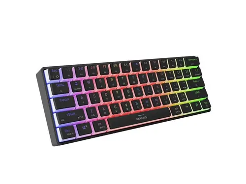 Клавиатура, Genesis Mechanical Gaming Keyboard Thor 660 G2 Wireless RGB Backlight BLACK GATERON BROWN