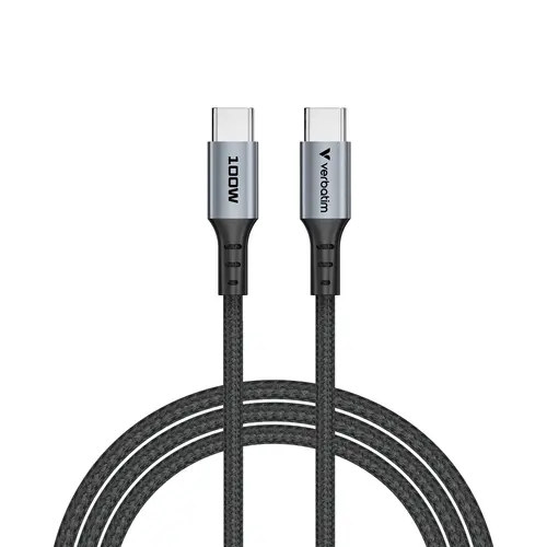 Кабел, Verbatim Sync & Charge USB-C to USB-C 100W 120 cm