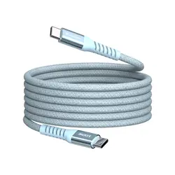 Кабел, Verbatim Sync & Charge USB-C to USB-C 100W Magnetic 120 cm - Blue