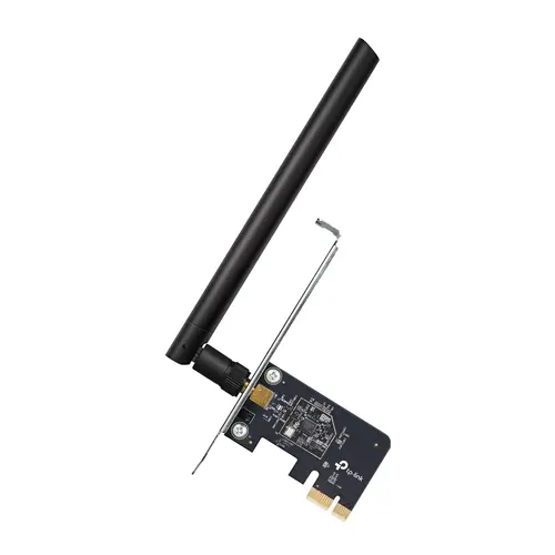 Безжичен адаптер TP-LINK Archer T2E,AC600,двулентов,PCI Express,1 външна антена