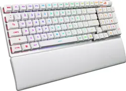 Клавиатура, Asus ROG Strix Scope II 96 Wireless Gaming Keyboard, Tri-Mode Connection, Dampening Foam & Switch-Dampening Pads, Hot-Swappable Pre-lubed ROG NX Snow Mechanical Switches, PBT Keycaps, RGB-White