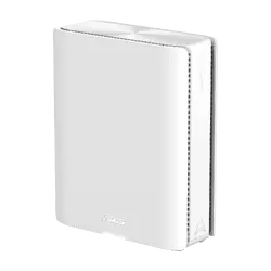 Меш система, Asus Mesh WiFi system, ZenWiFi BQ16 2PK, BE25000, Quad-Band, up to 740m2, Quad-Core 2.6GHz CPU, 256MB/2GB Flash/RAM, 10G dual-port, Smart Home Master SSIDs, AiProtection Pro, Adaptive QoS, VPN server/client, IPTV, OFDMA, Beamforming, AiMesh, 4G&5G, White