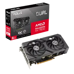 Видео карта, ASUS DUAL-RX7600-O8G-EVO