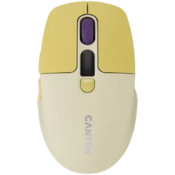 CANYON mouse MW-26 LCD Silent Dual Mode Wireless Yellow