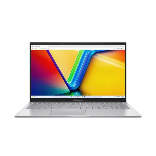 Лаптоп, Asus Vivobook X1504VA-BQ1400,Intel i7-1355U 1.7 GHz (12MB Cache, up to 5.0 GHz),15.6"FHD (1920x1080) ,16GB DDR4 (8 on bd) 1TB SSDG4,Intel Iris X Graphics, No OS, Cool Silver