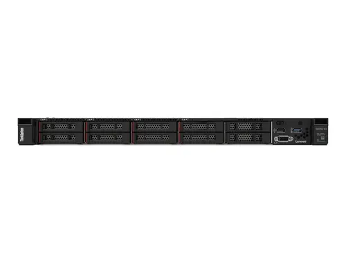 Сървър, Lenovo ThinkSystem SR250 V3, Xeon E-2468 (8C 2.6GHz 16MB Cache/65W), 1x32GB, O/B, 2.5" HS (8), 5350-8i Internal, HS 800W Titanium, XCC2 Platinum, Rails