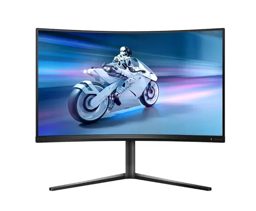 Монитор, Philips Evnia 32M2C5500W, 31.5" Curved 1000R, Fast VA, WLED, 2560x1440@240Hz, 1ms GtG, 0.5ms MPRT, 500cd m/2, 4000:1, Mega Infinity DCR, Adaptive Sync, FlickerFree, Low Blue Mode, Tilt, Height Adjust, Swivel, 2xHDMI, 2xDP, USB hub