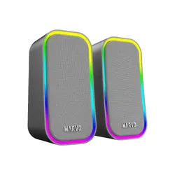 Marvo Тонколони Gaming Speakers 2.0 6W Havoc 20 Grey - MARVO-SG-285-GY