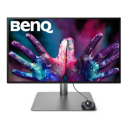 Монитор, BenQ PD2725U 27" IPS LED 5ms 3840x2160 4K UHD, DesignVue Thunderbolt Mon, AQCOL., 100% sRGB, HDR400, B.I., LBL,KVM Sw, ICCsync, CAD/CAM, DualView, Contr.1200:1, 400 cd/m2, 2xHDMI, DP, Thb 3(PD65W, DP alt), USB3.1 Hub, Sp.2x2.5W, HAdj., Swivel, Tilt, Gray
