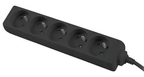 Разклонител, Lanberg power strip 1m, 5 sockets, for UPS system