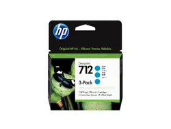 Консуматив, HP 712 Cyan Ink Cartridge 3-Pack