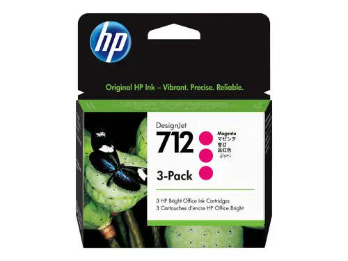 Консуматив, HP 712 Magenta Ink Cartridge 3-Pack