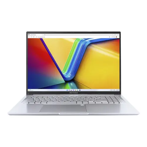 Лаптоп, Asus Vivobook X1605VA-MB1531,INTEL I5-U15 (non-iPU, no LPS) ,16 " WUXGA(WU) 1920X1200 16:10 300nits Anti-Glar,16GB DDR4,SSD 512GB, Backlit Chiclet Keyboard with Num-key No OS, Cool Silver