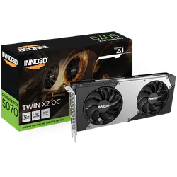 Видео карта, Inno3D GeForce RTX 5070 12GB GDDR7 Twin X2 OC