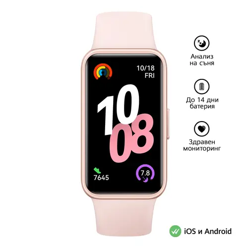 Фитнес гривна, Huawei Band 10 Nora-B19F Pink