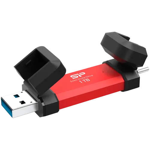 Външен SSD Silicon Power DS72 Red - 1TB