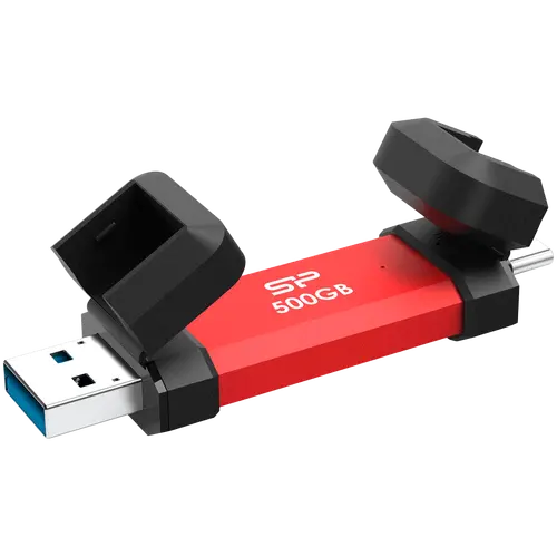 Външен SSD Silicon Power DS72 Red - 500GB