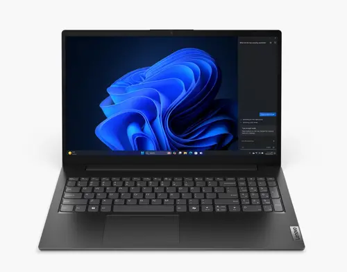 Лаптоп, Lenovo V15 G5 IRL Intel Core 3 100U (up to  4.7GHz, 10MB), 8GB DDR5-5200, 256GB SSD, 15.6" FHD (1920x1080) TN, AG, Intel Graphics, HD 720p Cam, WLAN, BT, DOS, 3Y CCI