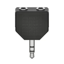 HАМА Аудио адаптер, 3.5 mm жак - 2 x 3.5 mm жак женско, стерео