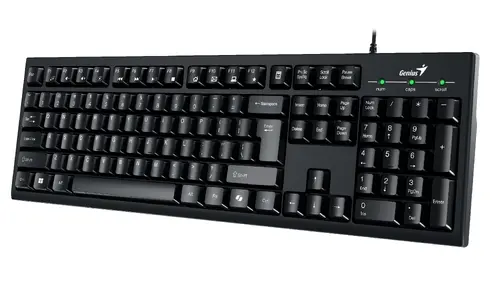 Genius клавиатура кирилизирана Smart Keyboard KB-100 Black - AI, BG Layout, USB