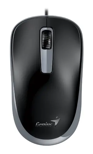 Genius безшумна мишка Silent Mouse DX-125S Black+Grey - SILENT, USB Genius безшумна мишка Silent Mouse DX-125S Black+Grey - SILENT, USB