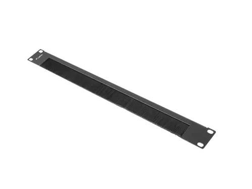 Аксесоар, Lanberg 19" brush panel 1U AK-1103-B, black