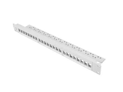 Пач панел, Lanberg patch panel blank 24 port 1U for keystone modules gray