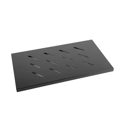 Аксесоар, Lanberg 19" fixed shelf 1U / 465x300mm, max load capacity up to 120kg, black