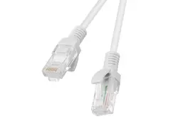 Кабел, Lanberg patch cord CAT.5E 1m, grey