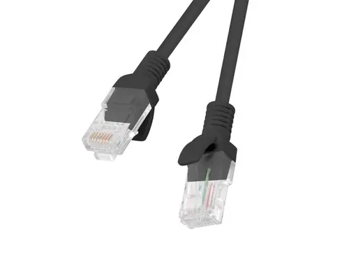 Кабел, Lanberg patch cord CAT.5E 5m, black