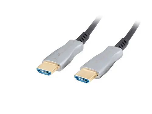 Кабел, Lanberg HDMI M/M v2.0 cable 50m optical black aoc