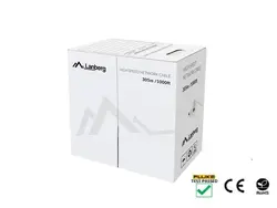 Кабел, Lanberg LAN cable CAT.6 utp 305m solid cu grey fluke passed