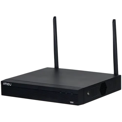 Imou 8-ch Wi-Fi NVR, FHD 1080P, 30fps, H.265+/H.265, 1x SATA up to 8TB, 2x USB, 1x VGA, 1x HDMI, 1xAudio, support two-way talk, ONVIF, imou App, DC12V, 1.5A, 3W, Without HDD